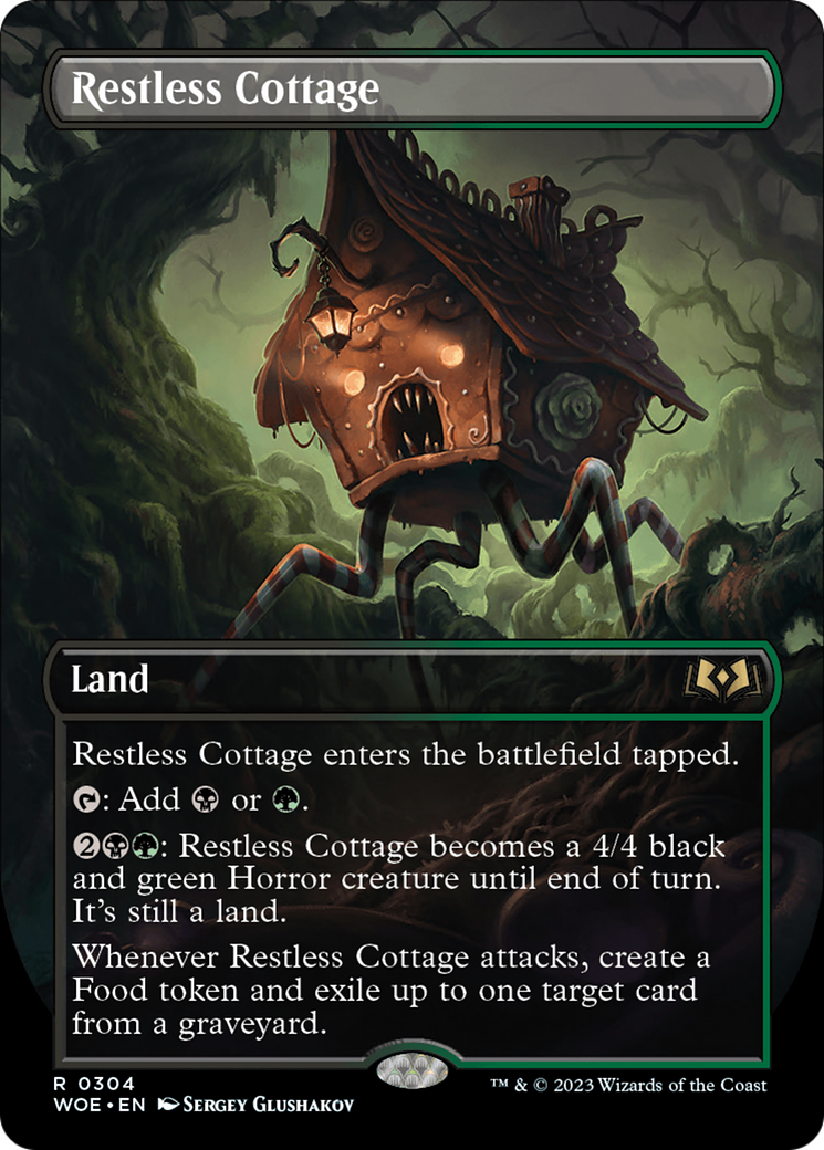 Image of Restless Cottage (Borderless) (WOE-304) - Wilds of Eldraine (Borderless)