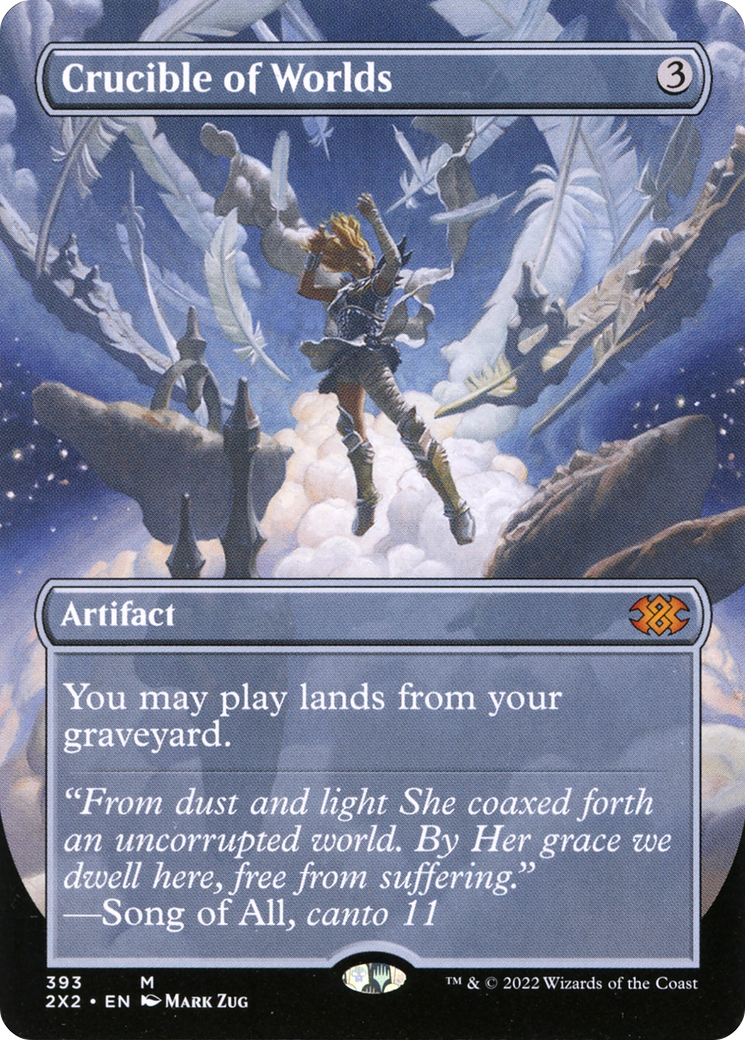 Image of Crucible of Worlds (Borderless) (2X2-393) - Double Masters 2022 (Borderless)