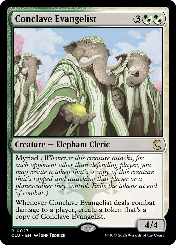 Image of Conclave Evangelist (CLU-027) - Ravnica: Clue Edition