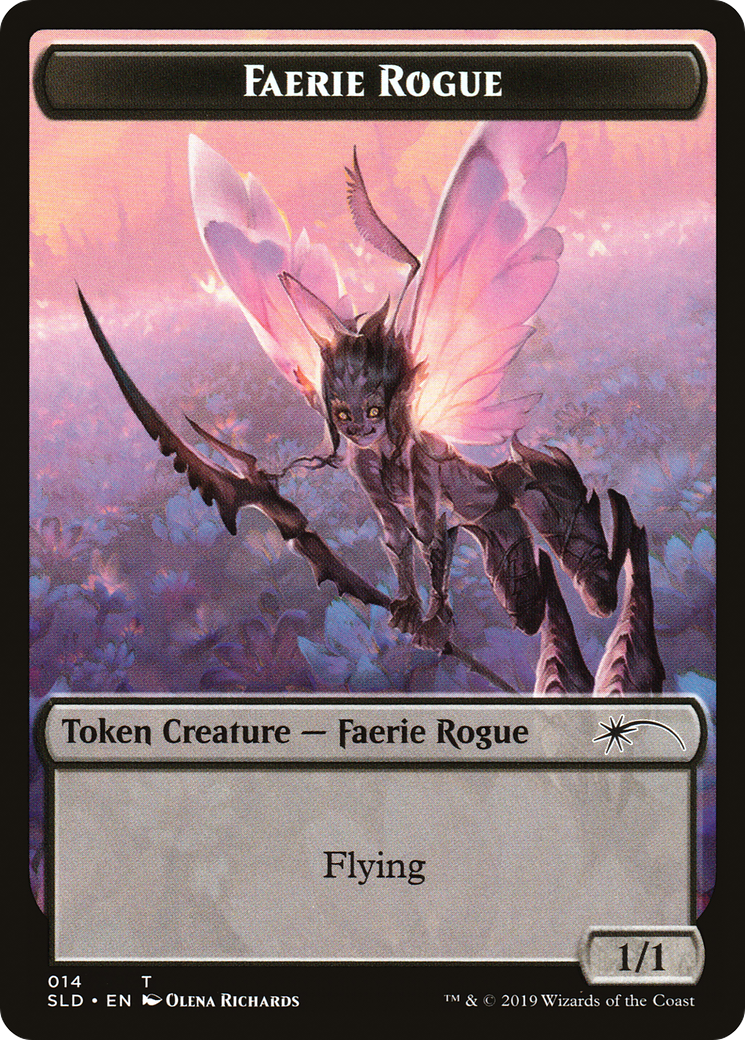 Image of Faerie Rogue Token (014) (SLD-014) - Secret Lair Drop