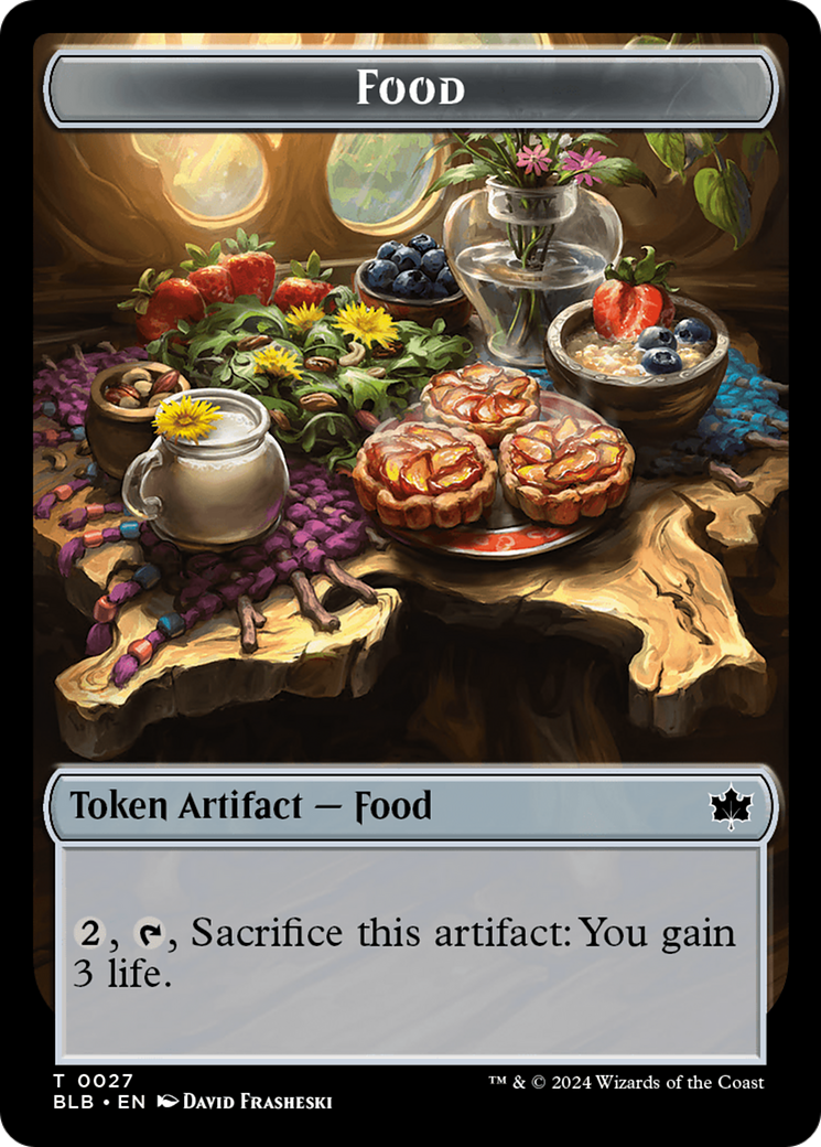 Image of Food Token (BLB-027) - Bloomburrow Tokens Foil