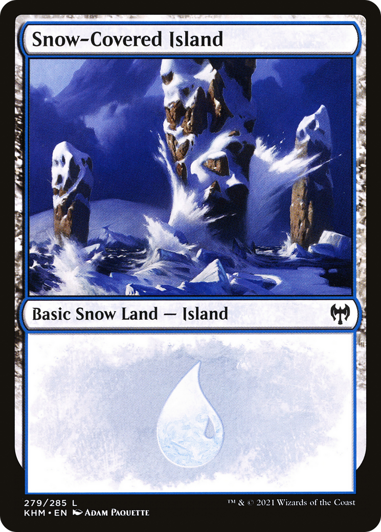 Image of Snow-Covered Island (279) (KHM-279) - Kaldheim: (snow)