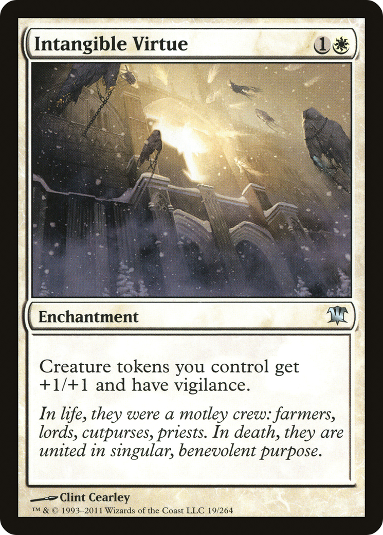Image of Intangible Virtue (ISD-019) - Innistrad