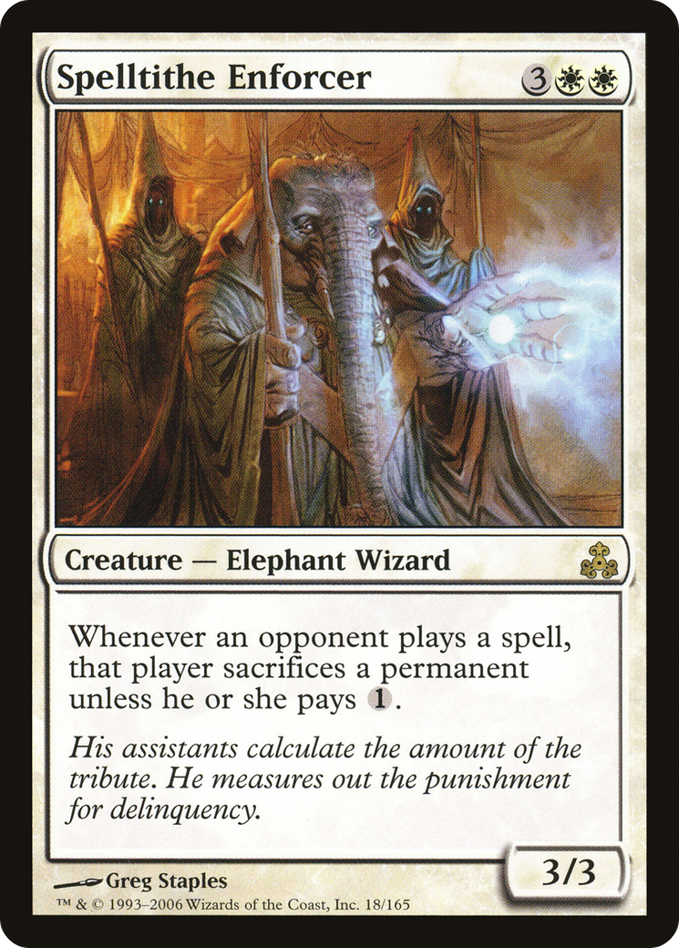Image of Spelltithe Enforcer (GPT-018) - Guildpact Foil