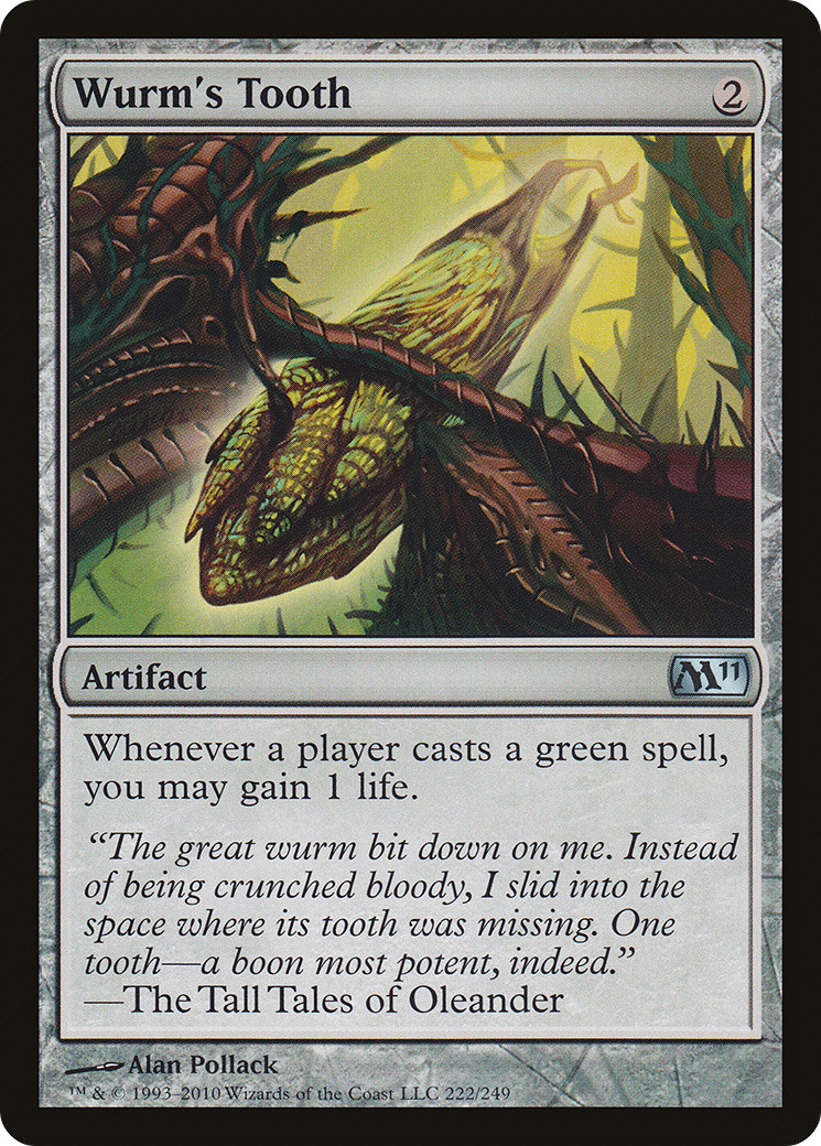 Image of Wurm's Tooth (M11-222) - Magic 2011