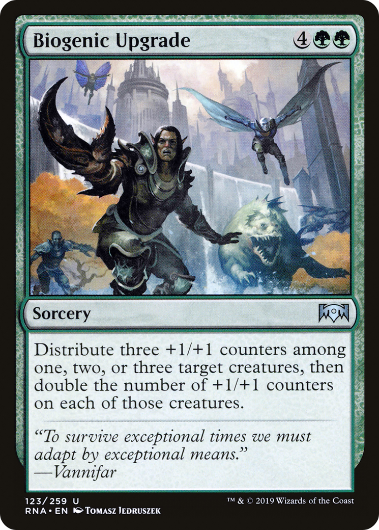 Image of Biogenic Upgrade (RNA-123) - Ravnica Allegiance Foil