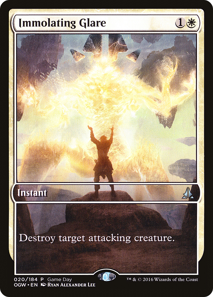 Image of Immolating Glare (GAME-020) - Oath of the Gatewatch Promos