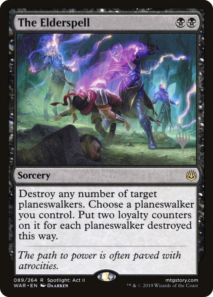 Image of The Elderspell (PPELD-089) - War of the Spark Promos