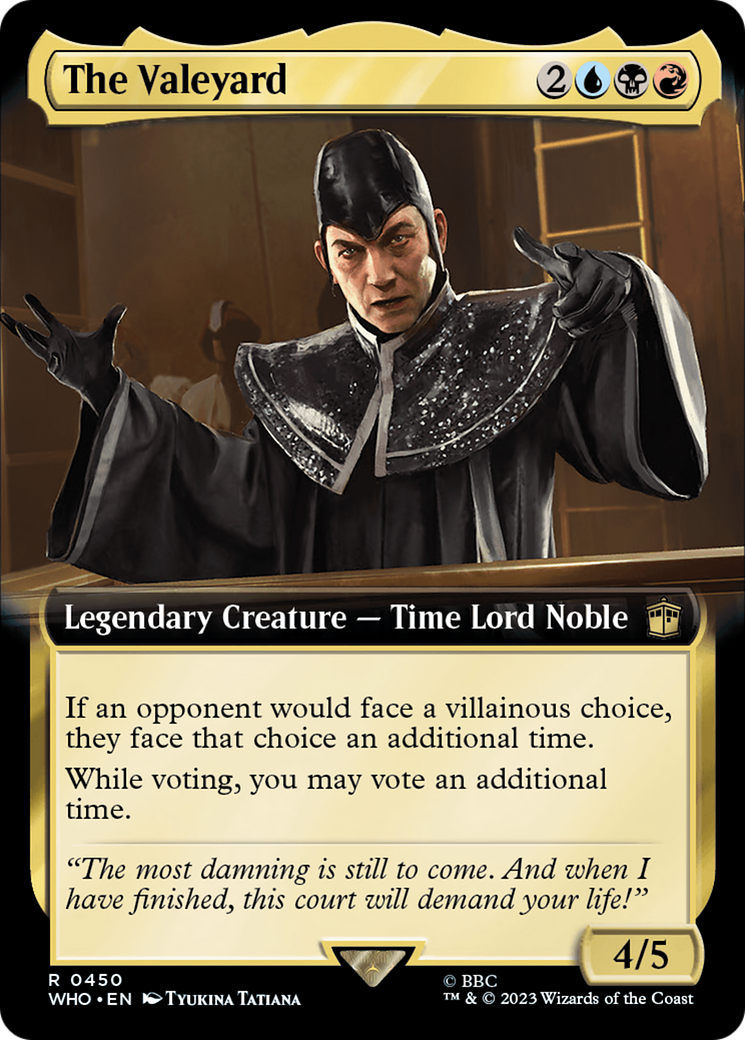 Image of The Valeyard (Extended Art) (WHO-450) - Doctor Who: (Extended Art)