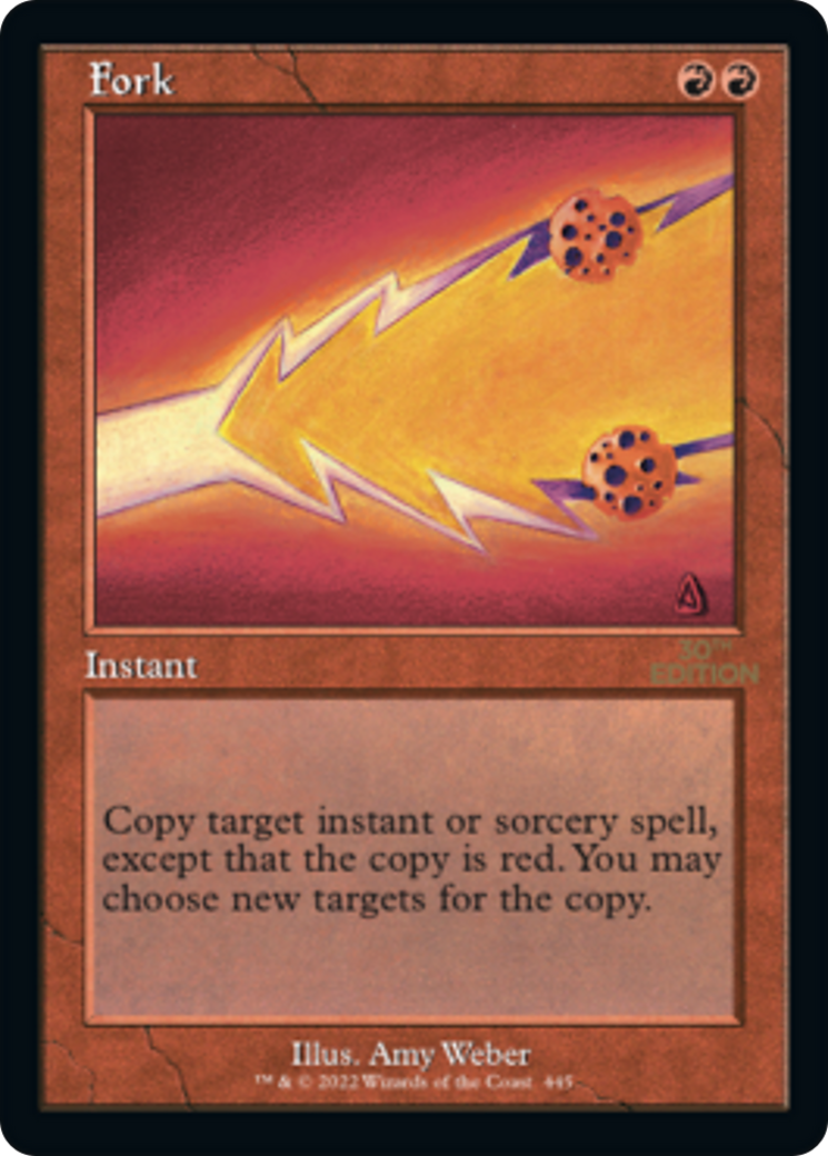 Image of Fork (Retro Frame) (30A-445) - 30th Anniversary Edition