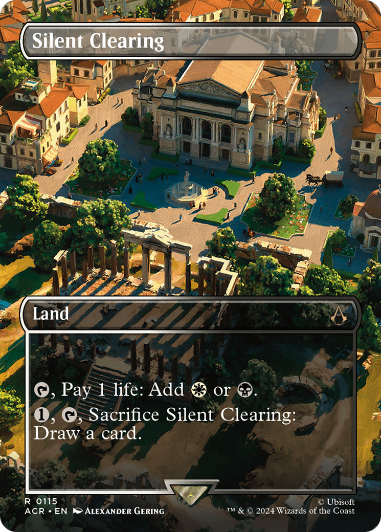 Image of Silent Clearing (Borderless) (ACR-115) - Assassin's Creed (Borderless)