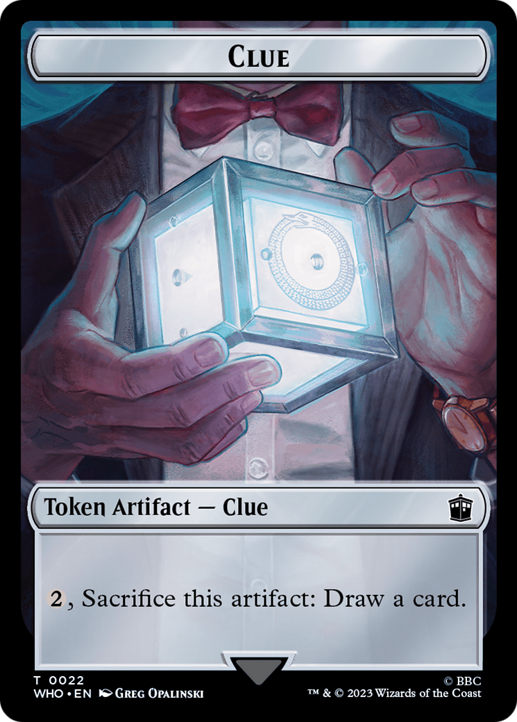 Image of Clue (TWHO-022) - Doctor Who Tokens Foil