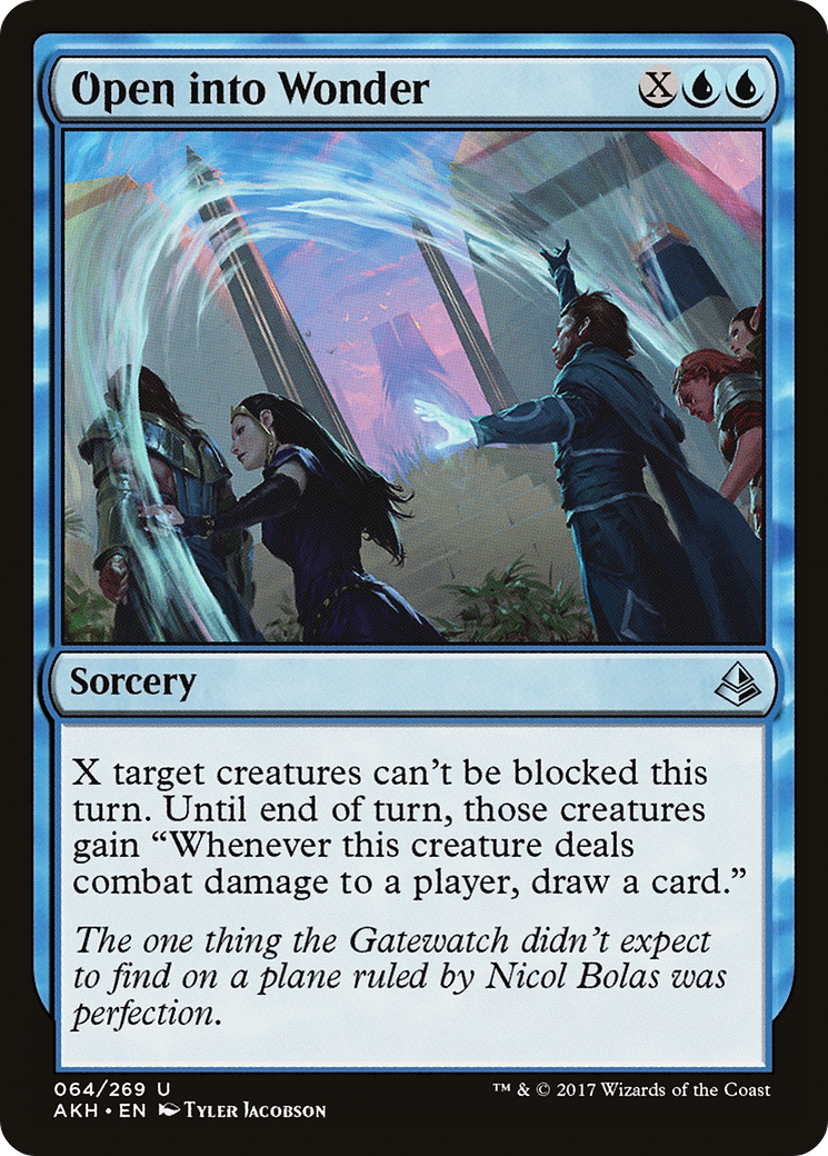 Image of Open into Wonder (AKH-064) - Amonkhet Foil