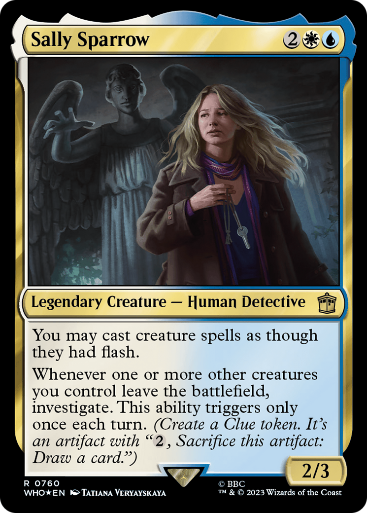 Image of Sally Sparrow (Surge Foil) (WHO-760) - Doctor Who Foil