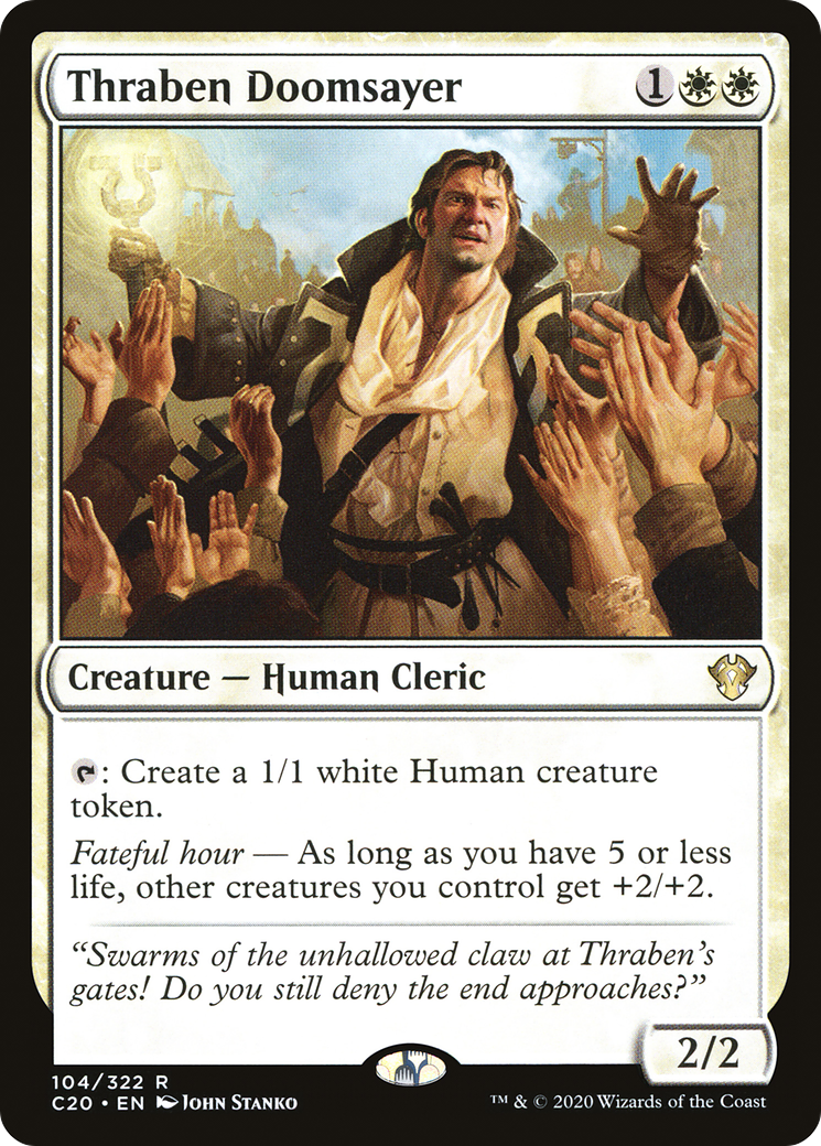 Image of Thraben Doomsayer (C20-104) - Commander 2020