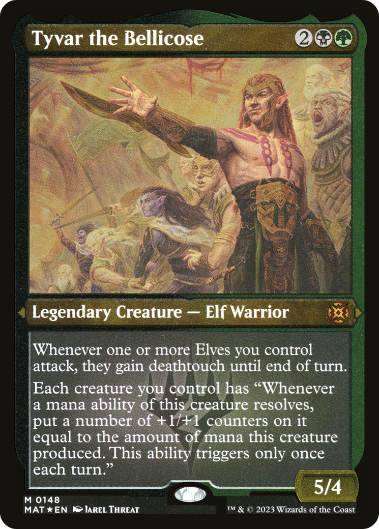 Image of Tyvar the Bellicose (MAT-148) - March of the Machine: The Aftermath Etched Foil