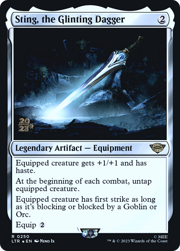 Image of Sting, the Glinting Dagger (PRE-250) - Tales of Middle-earth Promos Foil