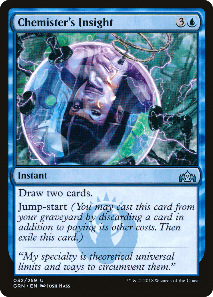 Image of Chemister's Insight (GRN-032) - Guilds of Ravnica Foil