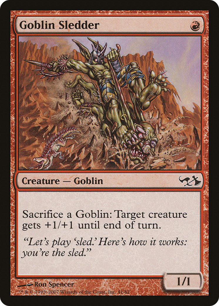 Image of Goblin Sledder (EVG-041) - Duel Decks: Elves vs. Goblins
