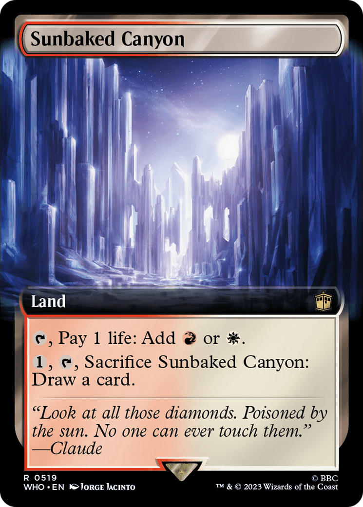 Image of Sunbaked Canyon (Extended Art) (WHO-519) - Doctor Who: (Extended Art)