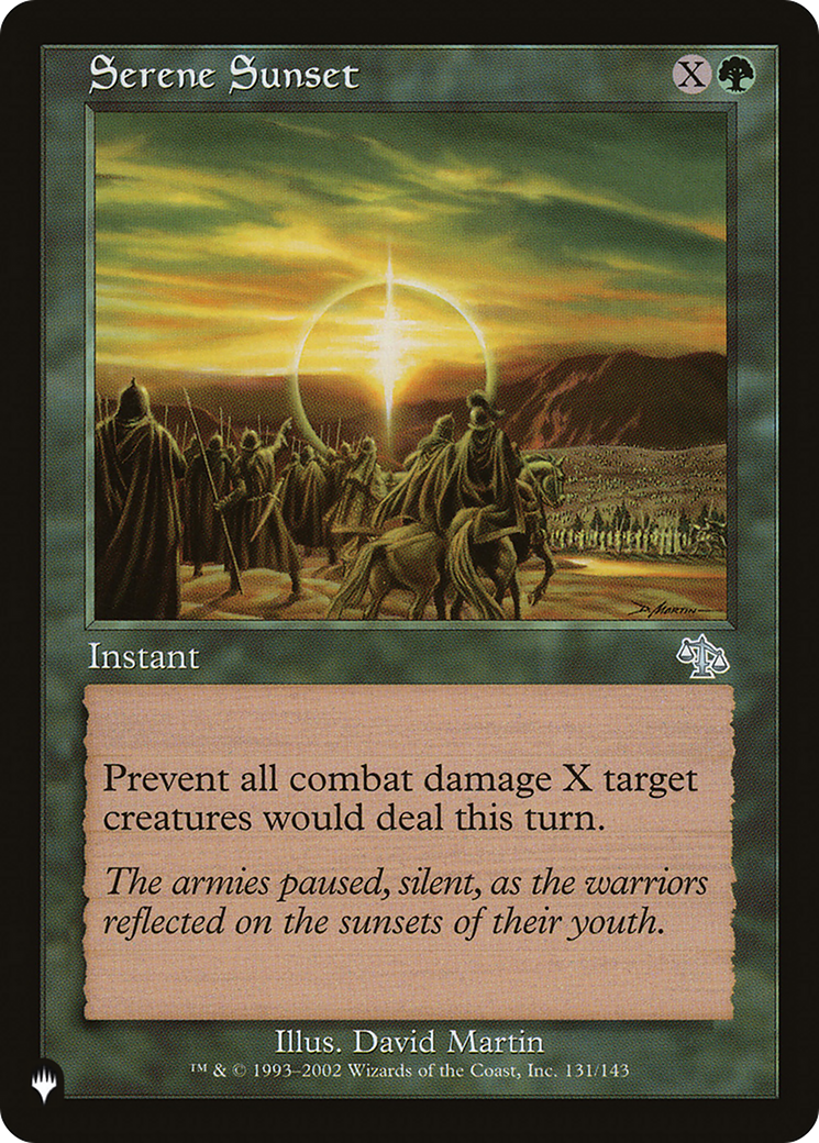 Image of Serene Sunset (LIST-JUD-131) - The List