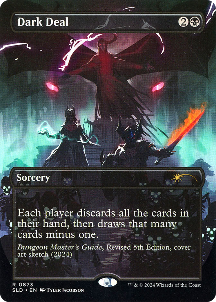 Image of Dark Deal (Rainbow Foil) (SLD-873) - Secret Lair Drop (Borderless) Foil