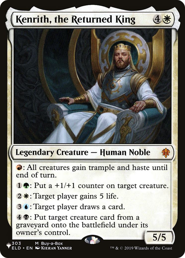 Image of Kenrith, the Returned King (LIST-ELD-303) - The List