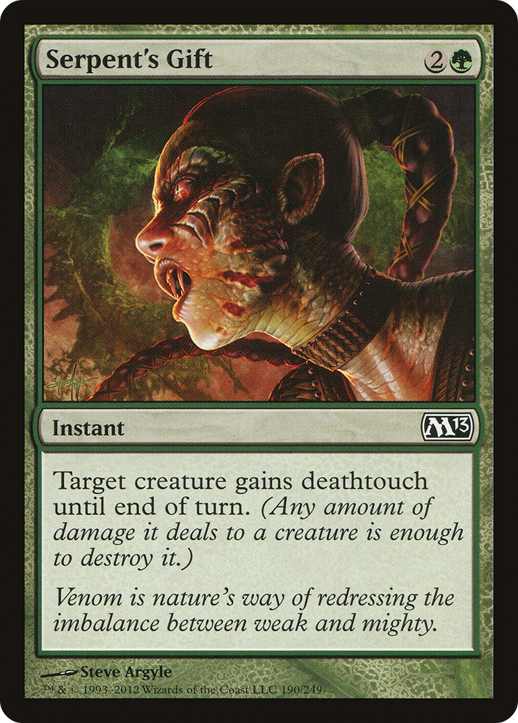 Image of Serpent's Gift (M13-190) - Magic 2013