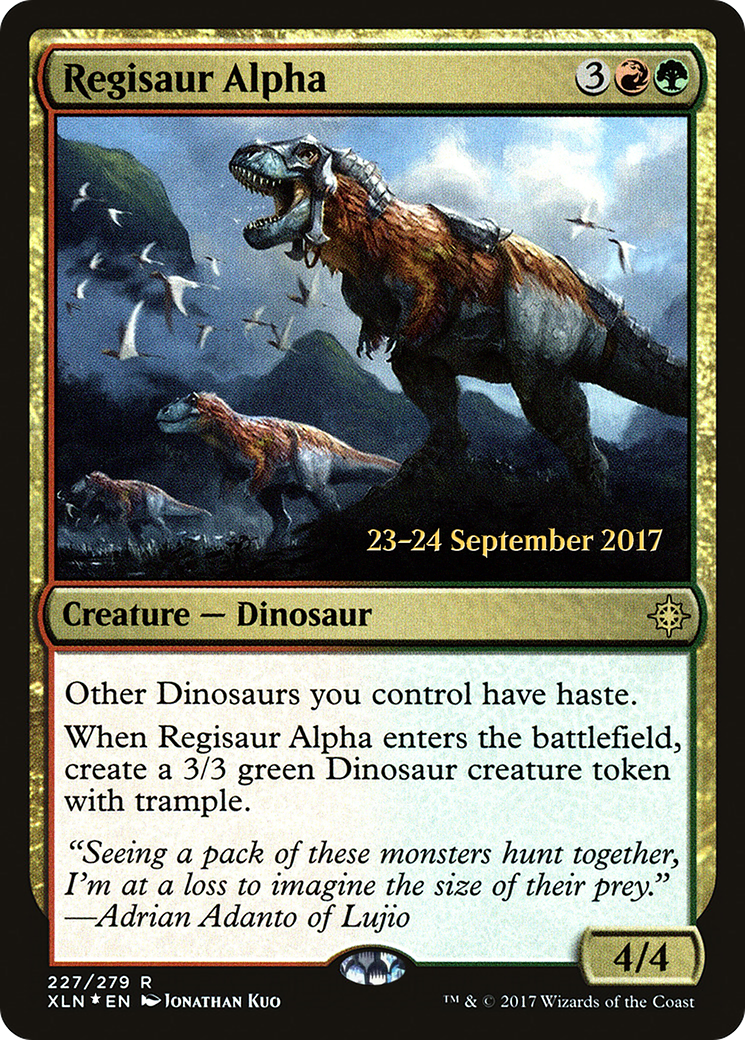 Image of Regisaur Alpha (PRE-227) - Ixalan Promos Foil