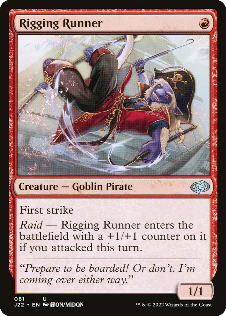 Image of Rigging Runner (J22-081) - Jumpstart 2022