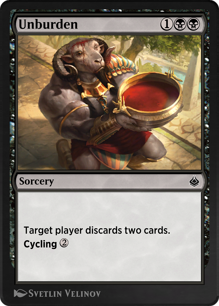 Image of Unburden (AKR-131) - Amonkhet Remastered