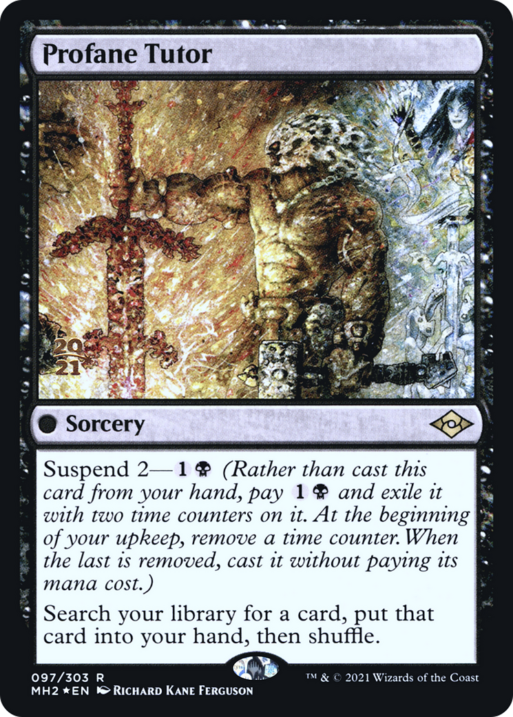 Image of Profane Tutor (PRE-097) - Modern Horizons 2 Promos Foil