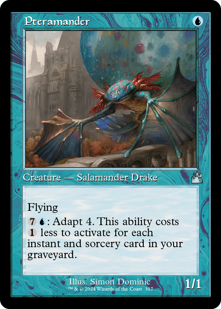 Image of Pteramander (Retro Frame) (RVR-317) - Ravnica Remastered Foil