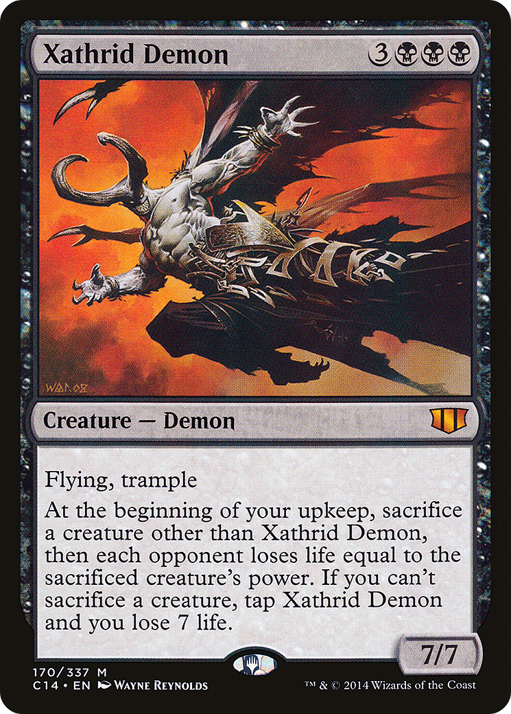 Image of Xathrid Demon (C14-170) - Commander 2014