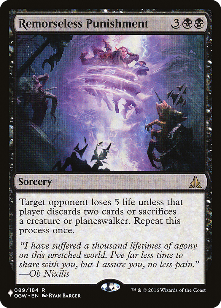 Image of Remorseless Punishment (LIST-OGW-89) - The List