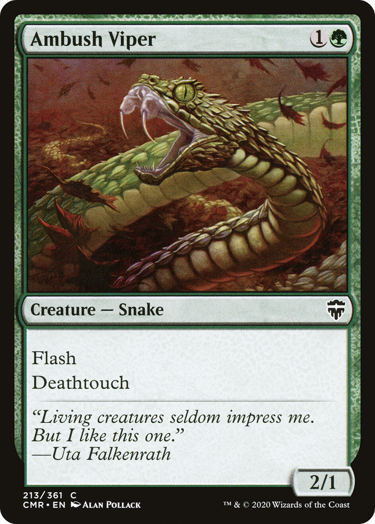 Image of Ambush Viper (CMR-213) - Commander Legends