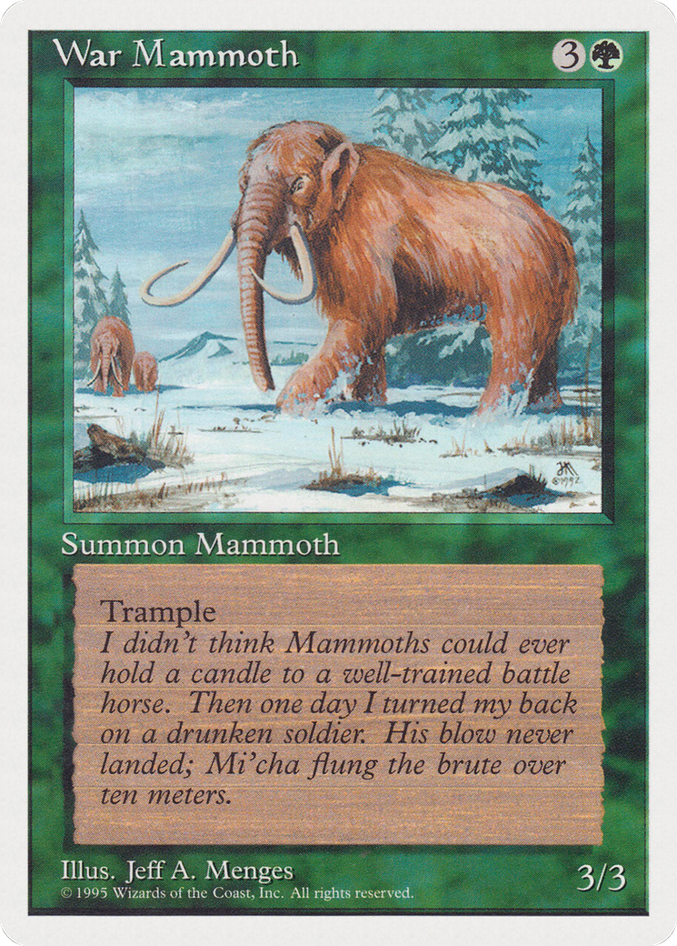 Image of War Mammoth (RQS-044) - Rivals Quick Start Set