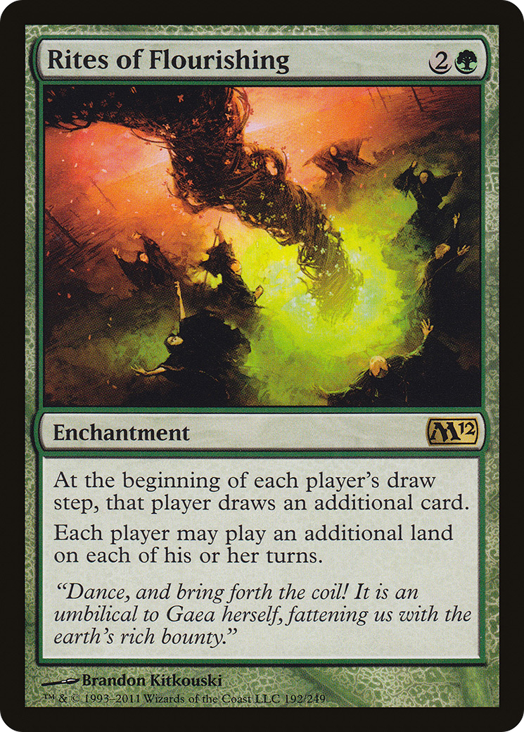 Image of Rites of Flourishing (M12-192) - Magic 2012