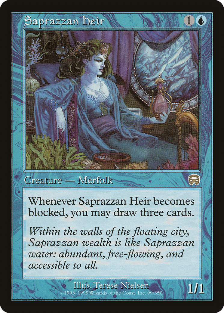 Image of Saprazzan Heir (MMQ-099) - Mercadian Masques Foil