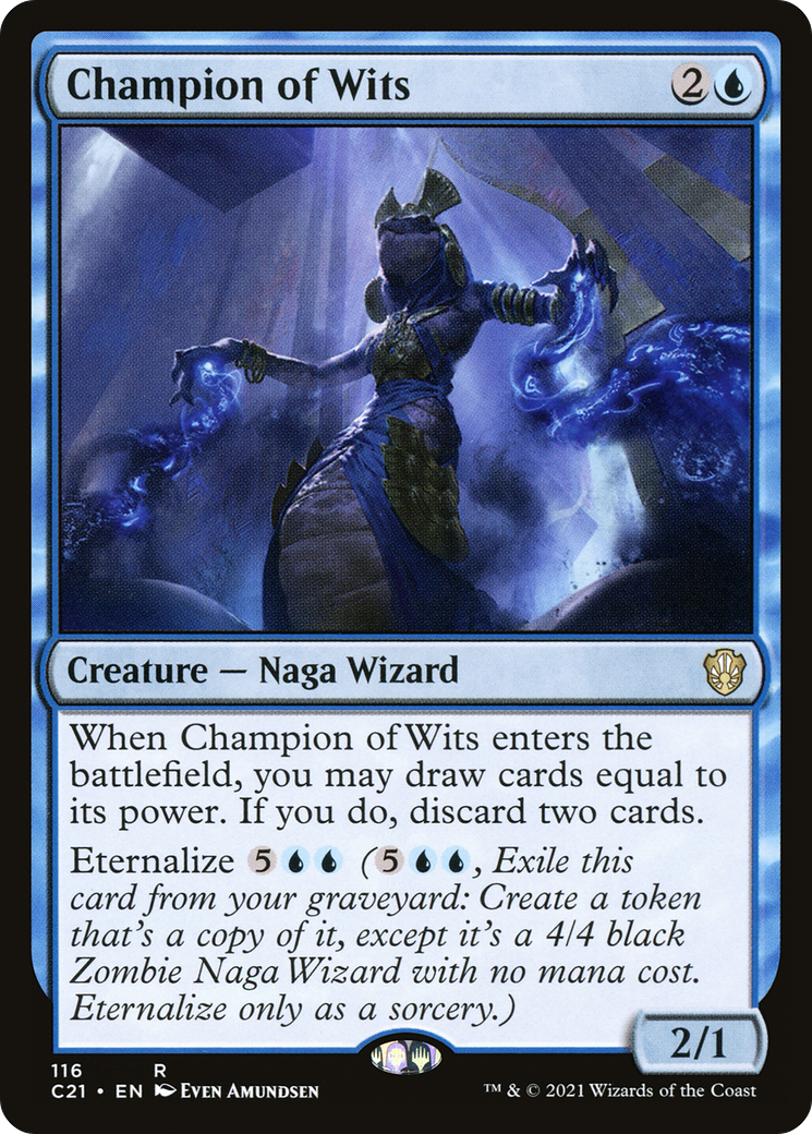 Image of Champion of Wits (C21-116) - Commander 2021