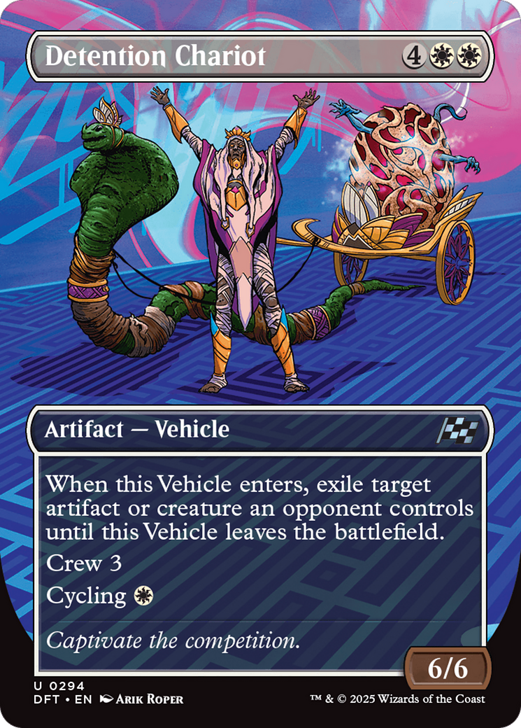 Image of Detention Chariot (Borderless) (DFT-294) - Aetherdrift (Borderless)