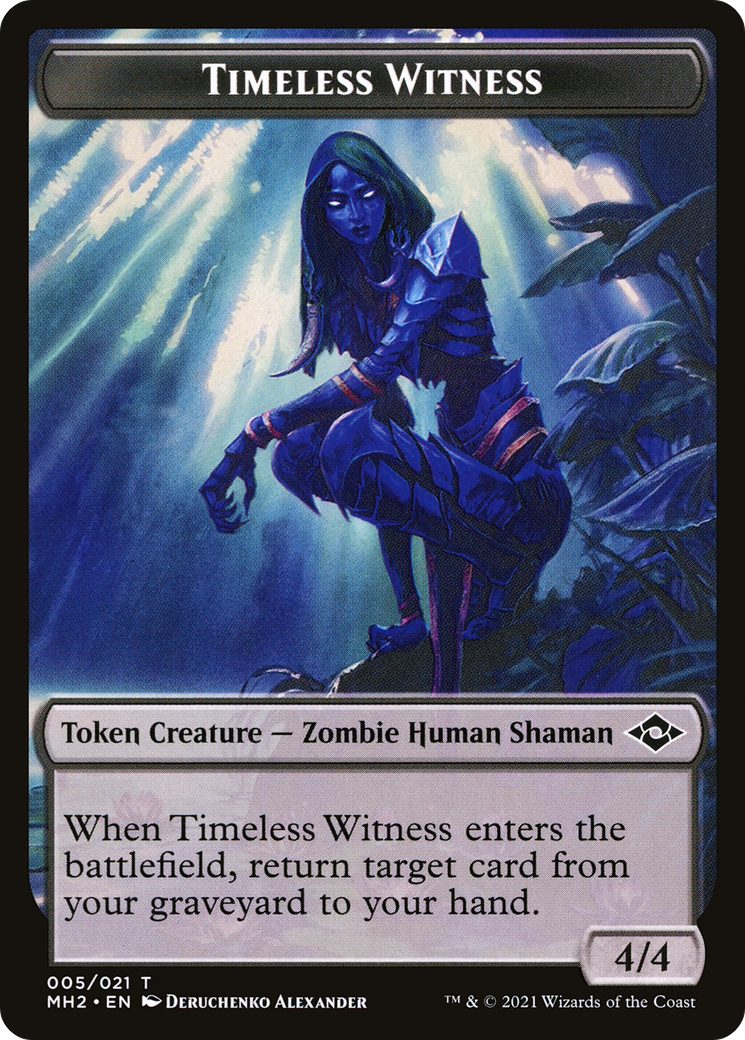 Image of Timeless Witness Token (MH2-005) - Modern Horizons 2 Tokens