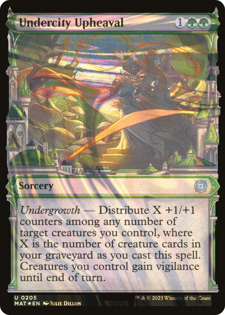 Image of Undercity Upheaval (Halo Foil) (MAT-205) - March of the Machine: The Aftermath: (Showcase) Foil