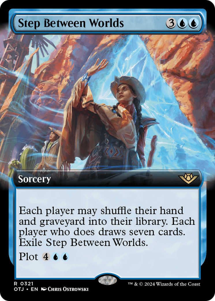 Image of Step Between Worlds (Extended Art) (OTJ-321) - Outlaws of Thunder Junction: (Extended Art) Foil