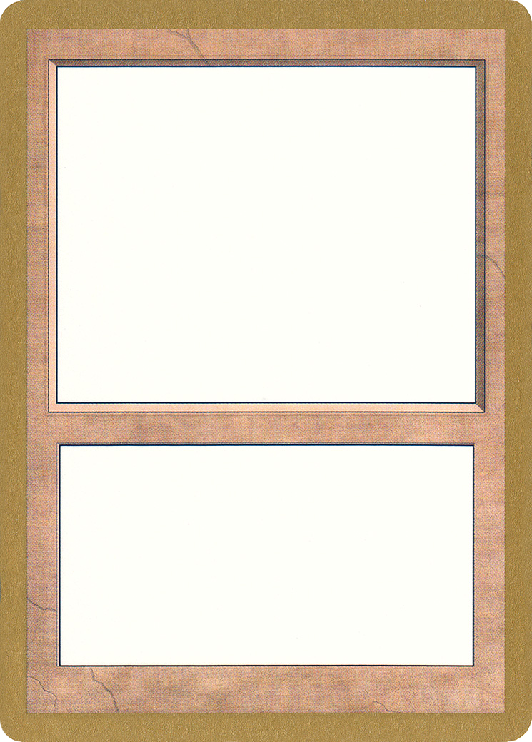 Image of 1998 World Championship Blank Card (WCD-) - World Championship Decks 1998