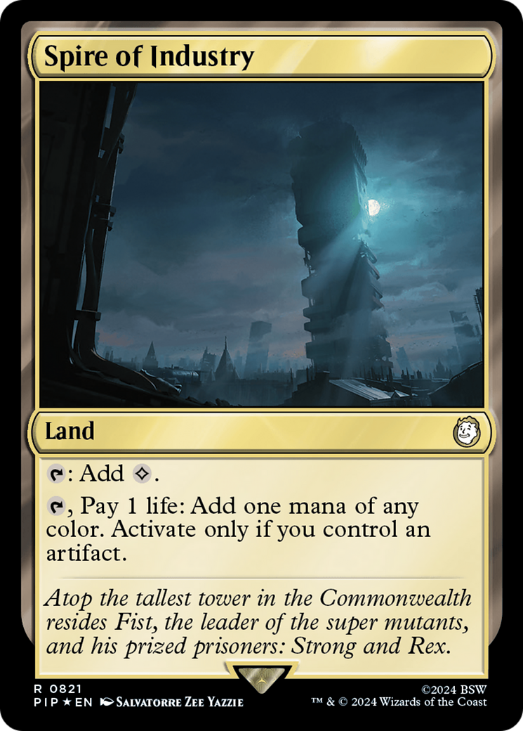 Image of Spire of Industry (Surge Foil) (PIP-821) - Fallout Foil