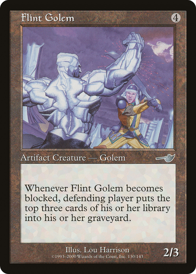 Image of Flint Golem (NMS-130) - Nemesis Foil