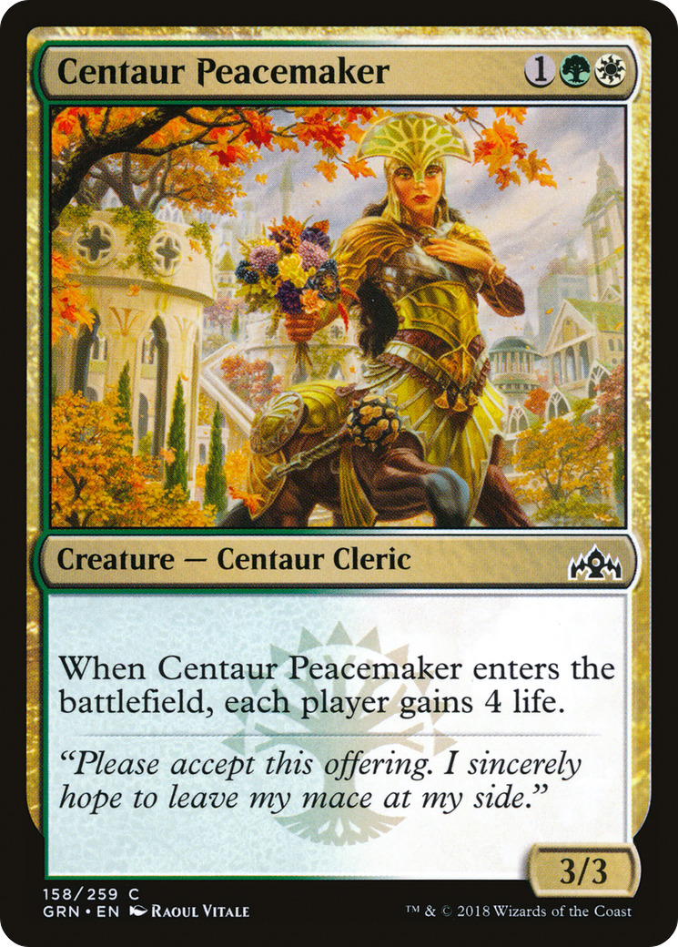Image of Centaur Peacemaker (GRN-158) - Guilds of Ravnica Foil