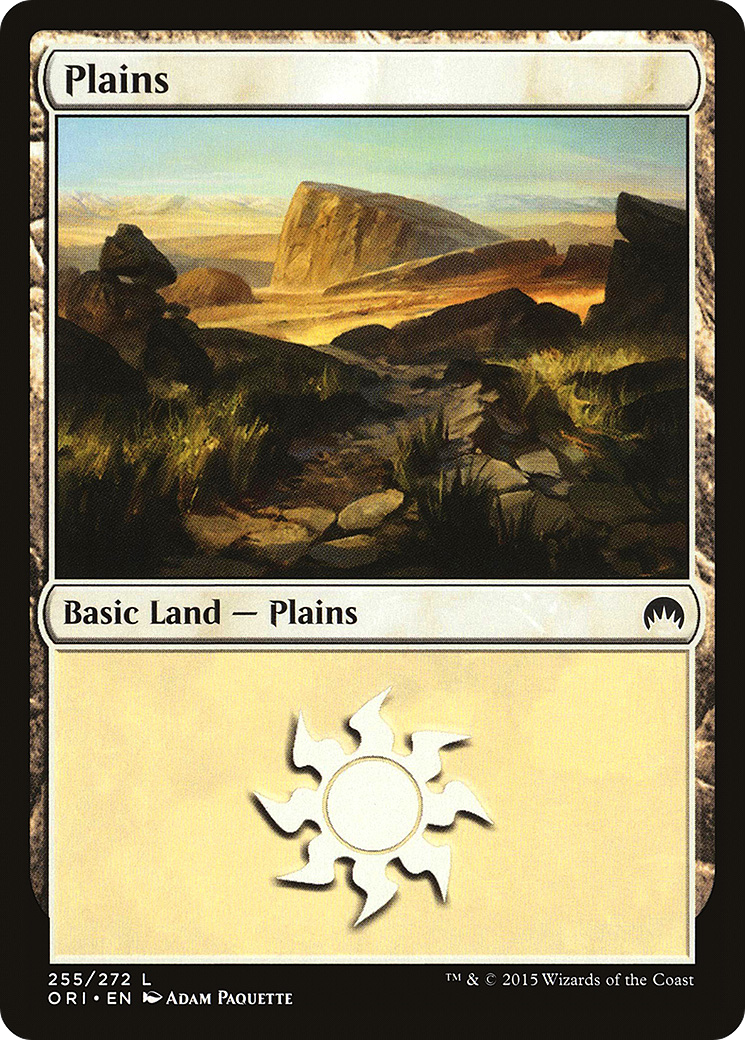 Image of Plains (255) (ORI-255) - Magic Origins Foil