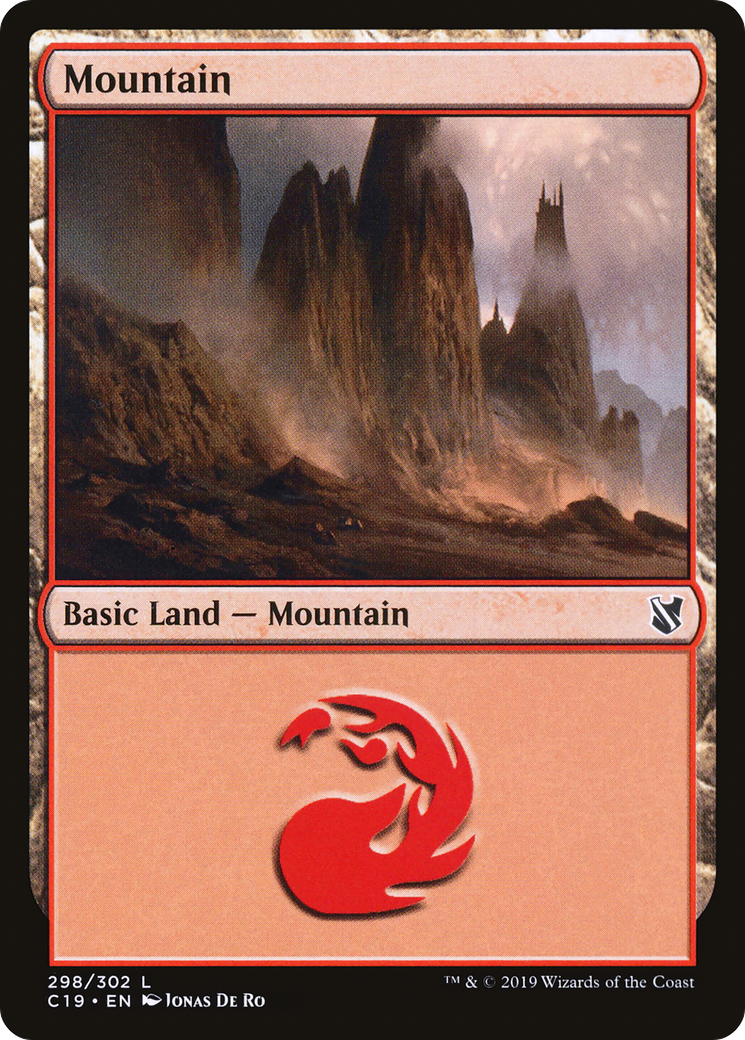 Image of Mountain (298) (C19-298) - Commander 2019